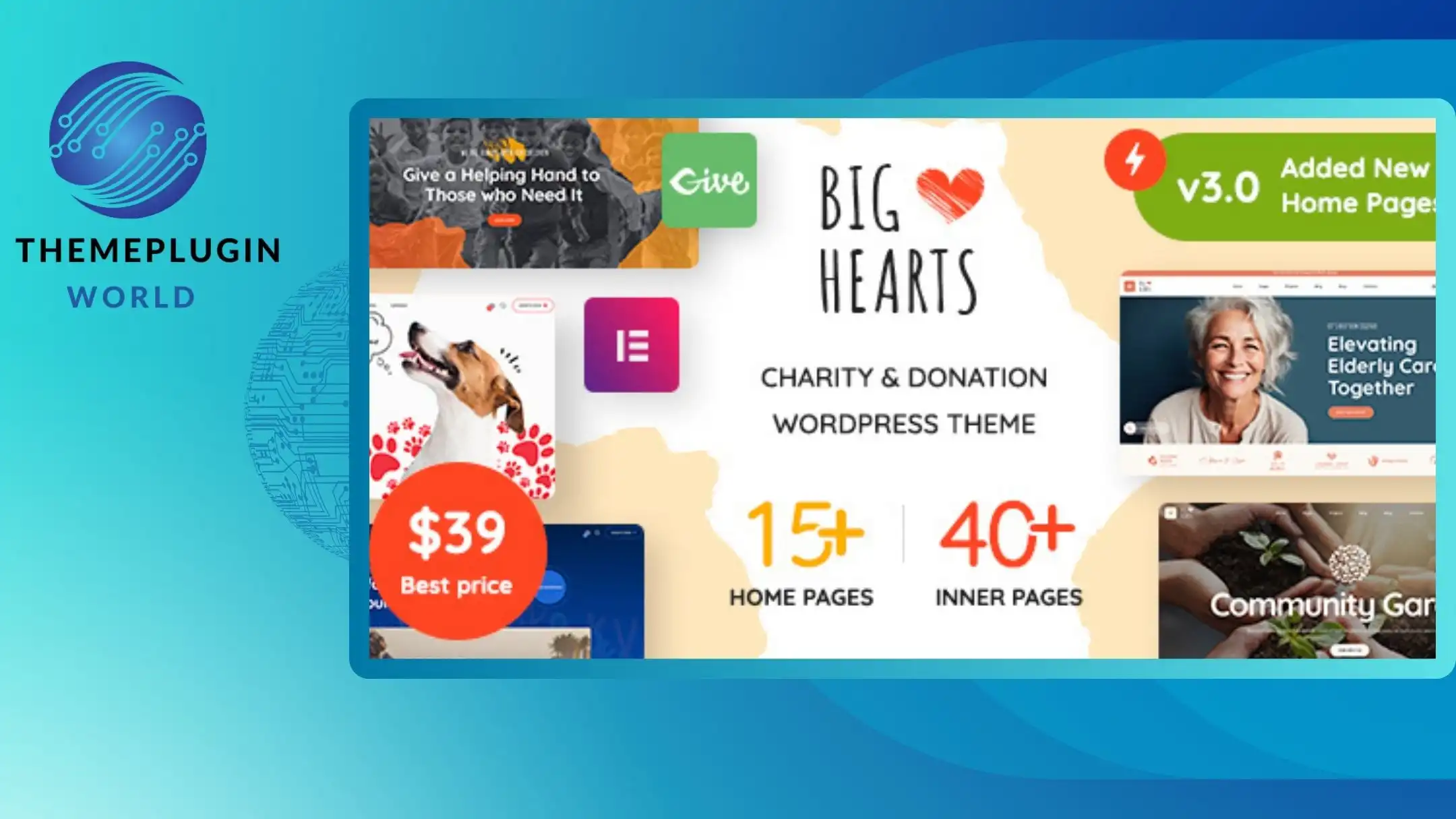 BigHearts – Charity & Donation WordPress Theme